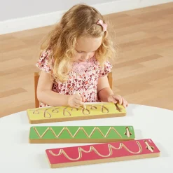 Pre Writing Tracing Patterns Wooden Stencils 3pk