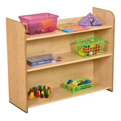 Profile Three Shelf Bookcase Maple H725 x W900 x D300mm