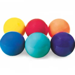PVC Bouncy Playground Balls 6pk