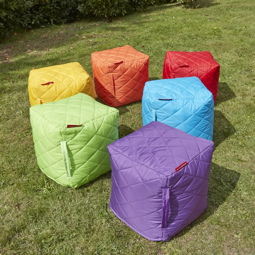 Quilted Cube Beanbags 6pk