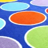 Rainbow Circle Placement Floor Mat