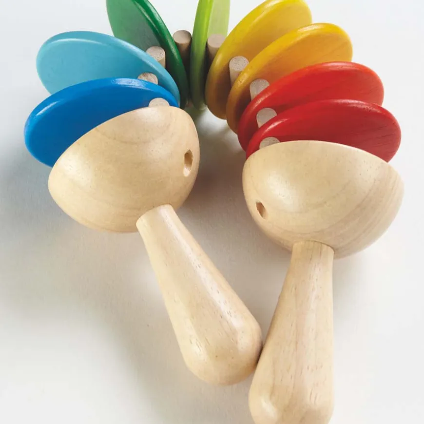 Rainbow Clatter Click Clack Instrument