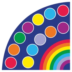 Rainbow Corner Placement Carpet 2m x 2m