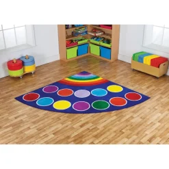 Rainbow Corner Placement Carpet 2m x 2m