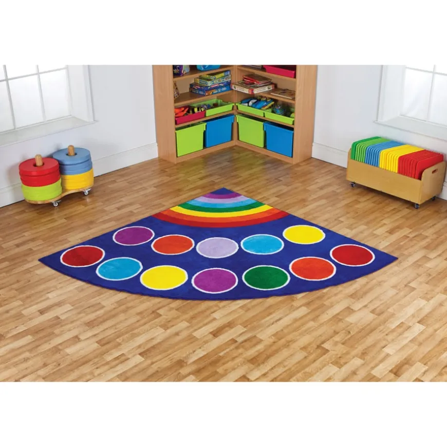 Rainbow Corner Placement Carpet 2m x 2m