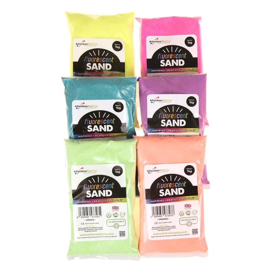 Rainbow ECO Eco Craft Sand Assorted Bags 6 x 1kg