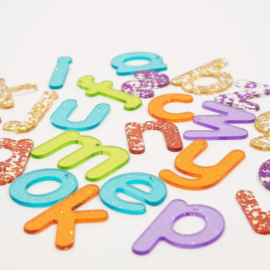 Rainbow Glitter Letters