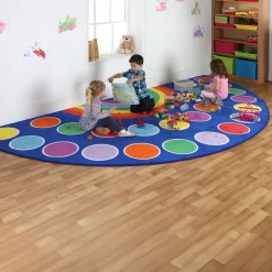 Rainbow Placement Rugs Semi-Circle W2 x L4m