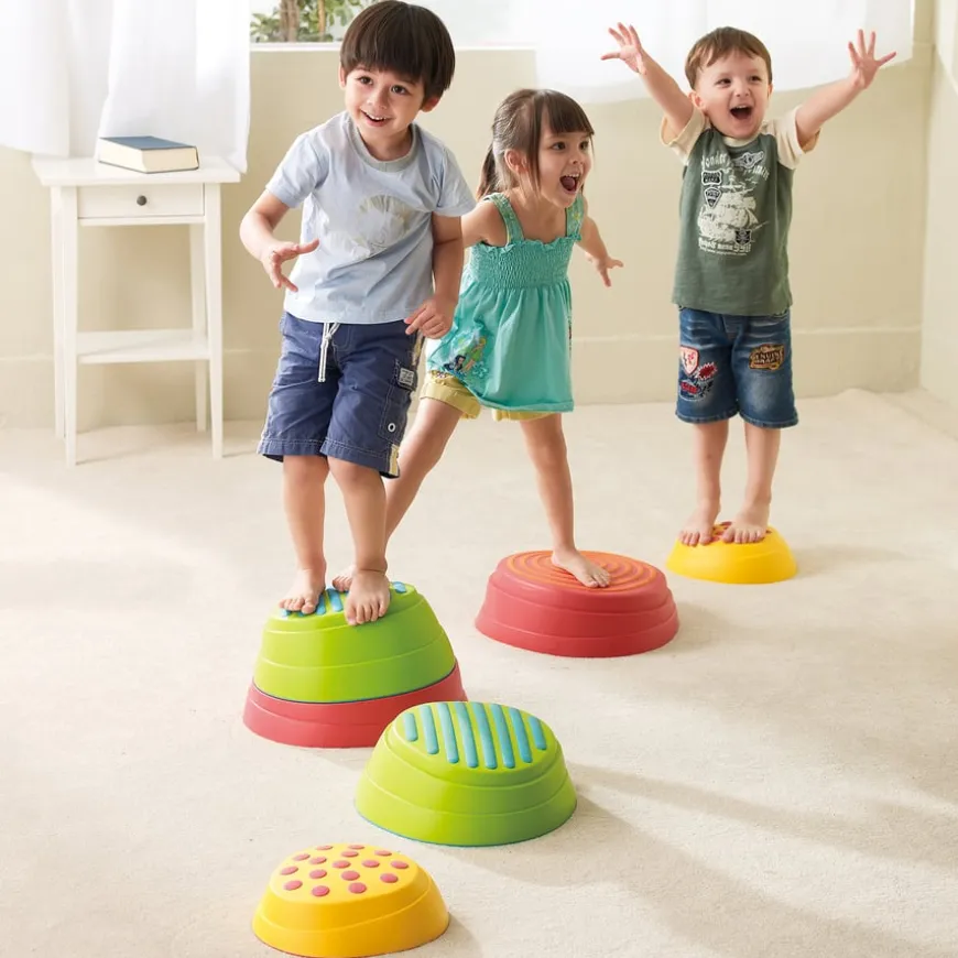 Rainbow River Coloured Stepping Stones 6pcs