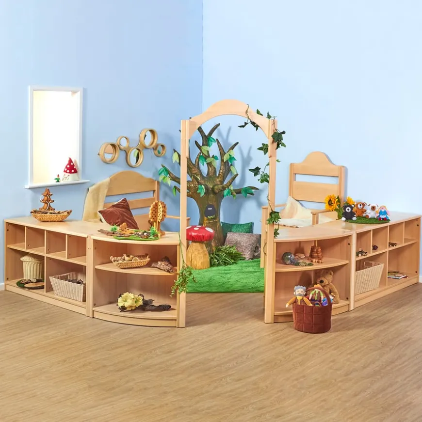 Rampton Early Years Natural Wooden Furniture Set 1