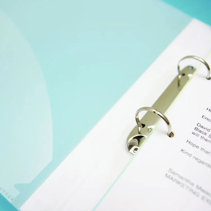 Rapesco Ring Binder A4 2-Ring 25mm 10pk Clear