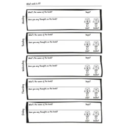 Reading Record Book KS1 30pk