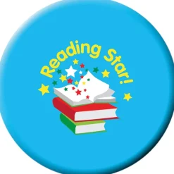 Reading Star Button Badges 40pk