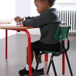 Rectangle Coloured Frame Classroom Table