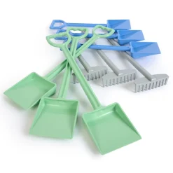 Recycled Plastic Rakes & Shovels Set Pastel 9pk