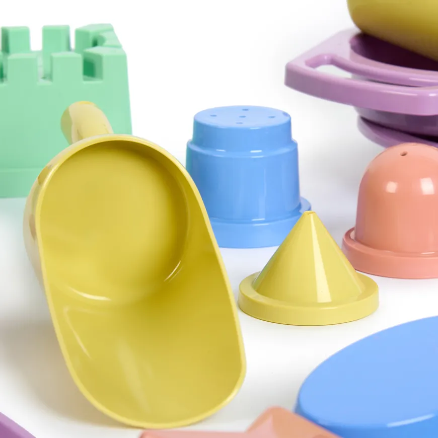 Recycled Plastic Sand & Messy Play Set Pastel 48pk