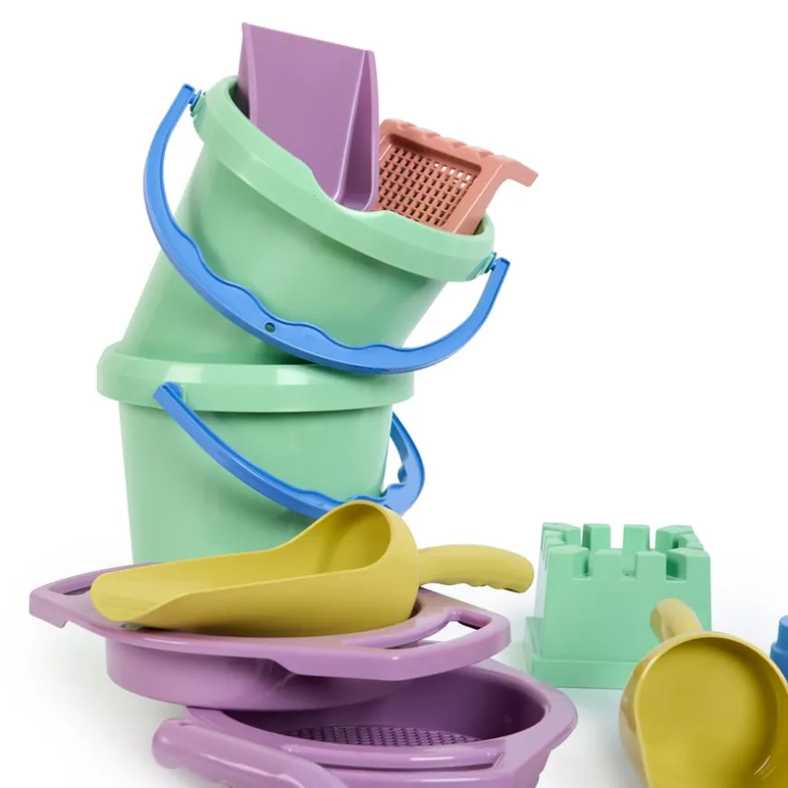Recycled Plastic Sand & Messy Play Set Pastel 48pk