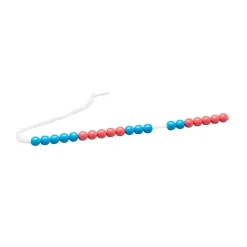 Red and Blue Bead Strings