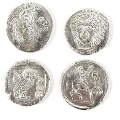 Replica Ancient Greek Coins 4pk