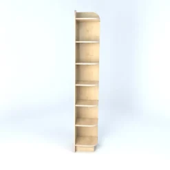 Right Hand Library End Bookcase In Maple