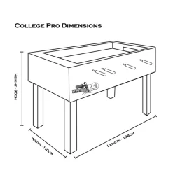 Roberto College Pro Table Football Table