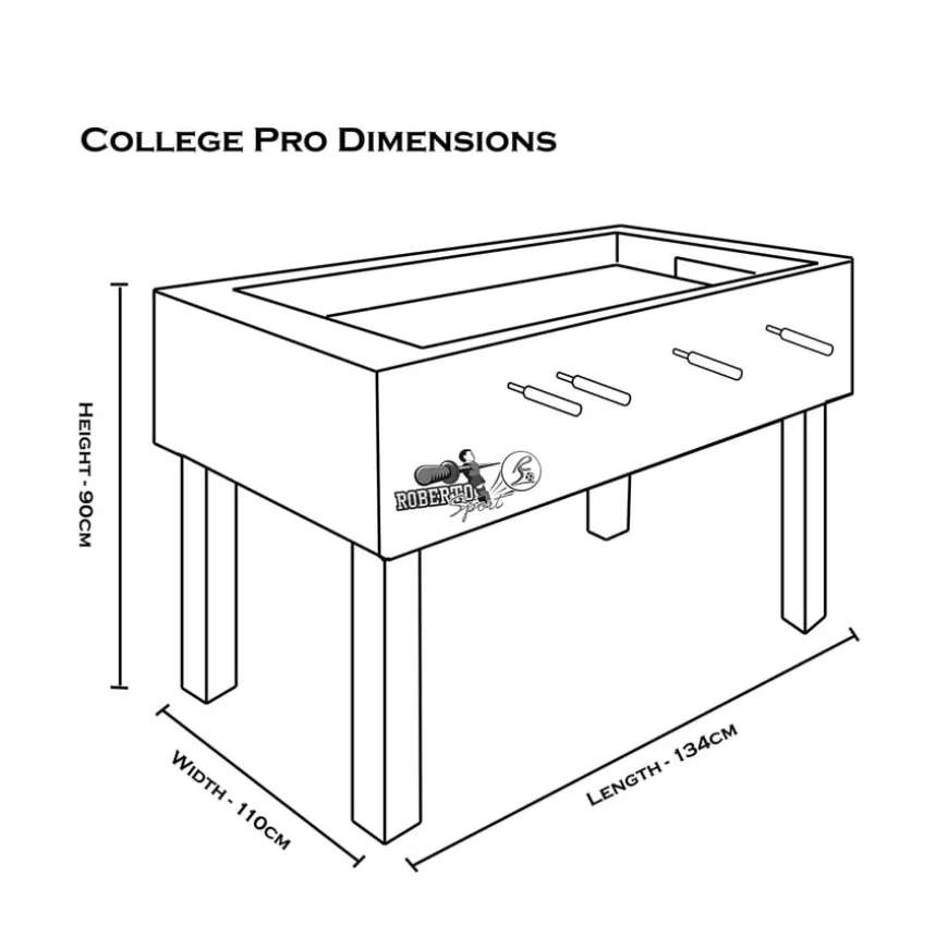 Roberto College Pro Table Football Table