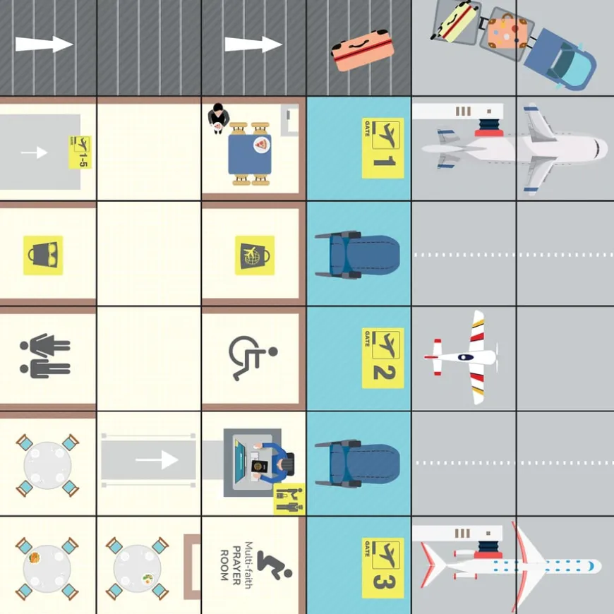 Robotics Mats - At the Airport