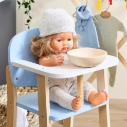 Role Play Baby Doll Feeding High Chair H59cm