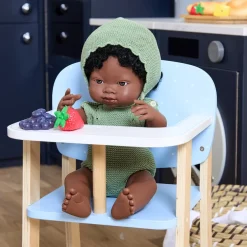 Role Play Baby Doll Feeding High Chair H59cm