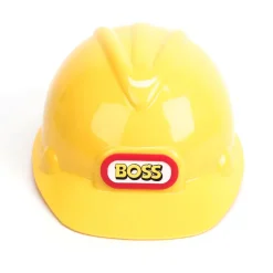 Role Play Construction Worker's Hats 4pk