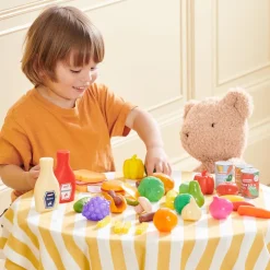 Role Play Grocery Food and Store Cupboard Set 80pk