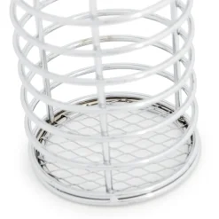 Role Play Kitchen Metal Utensil Storage Pot & Utensils