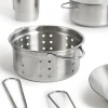 Role Play Kitchen Stainless Steel Cookware Set