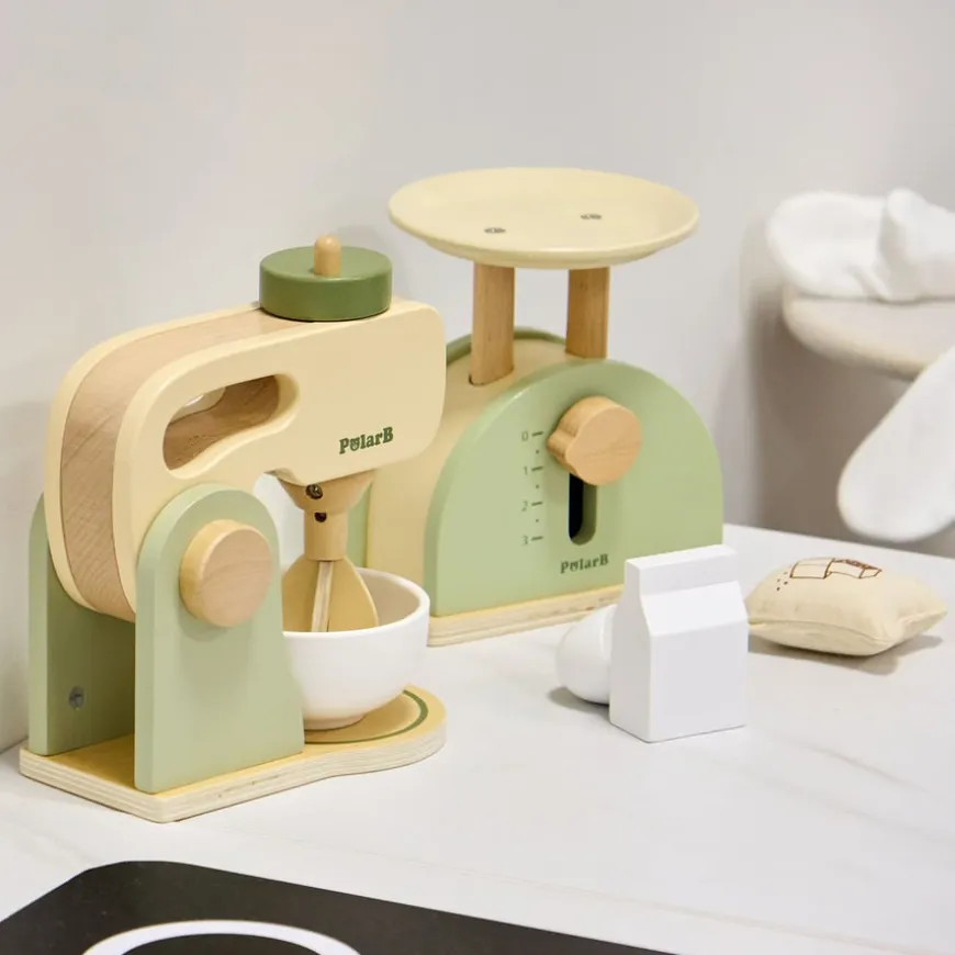 Role Play Sage Wooden Kitchen Equipment Bundle