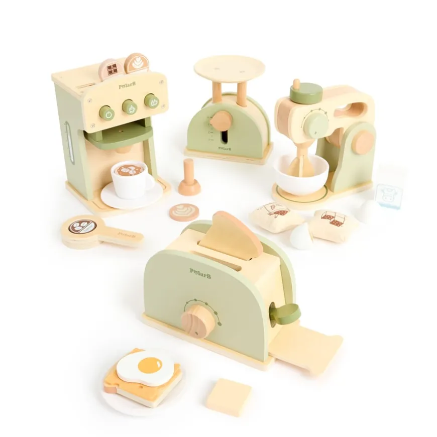 Role Play Sage Wooden Kitchen Equipment Bundle