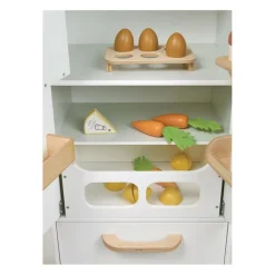 Role Play Wooden American Fridge Freezer