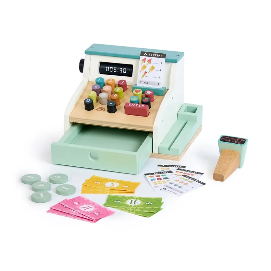 Role Play Wooden General Stores Shopping Till