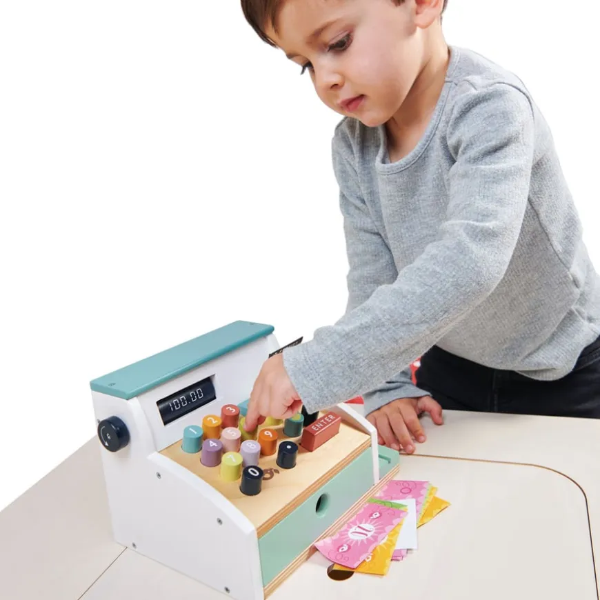 Role Play Wooden General Stores Shopping Till
