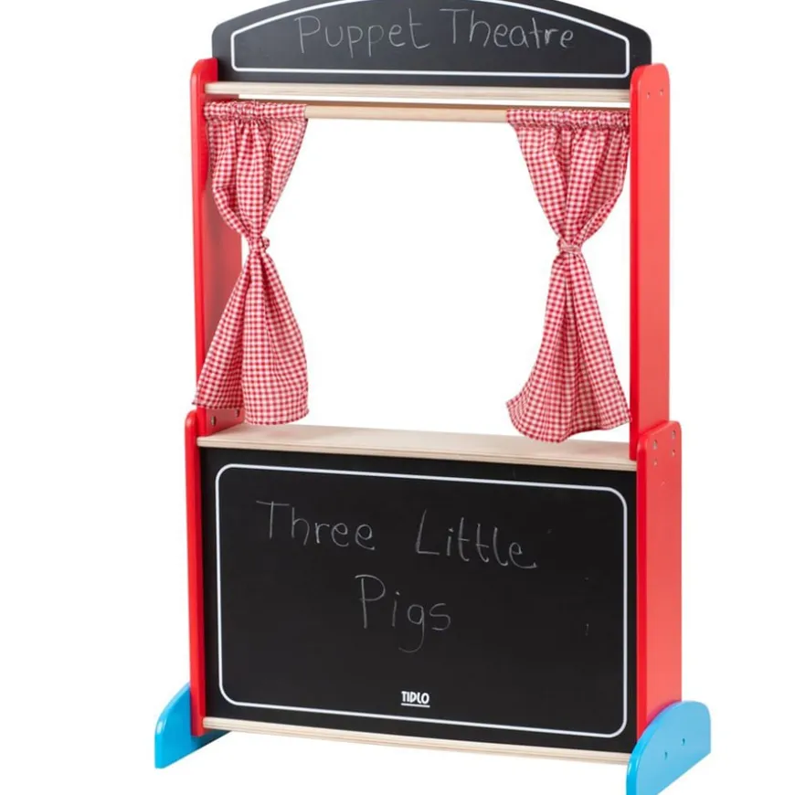Role Play Wooden Puppet Theatre
