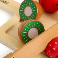 Role Play Wooden Slicing Fruit & Veg Set