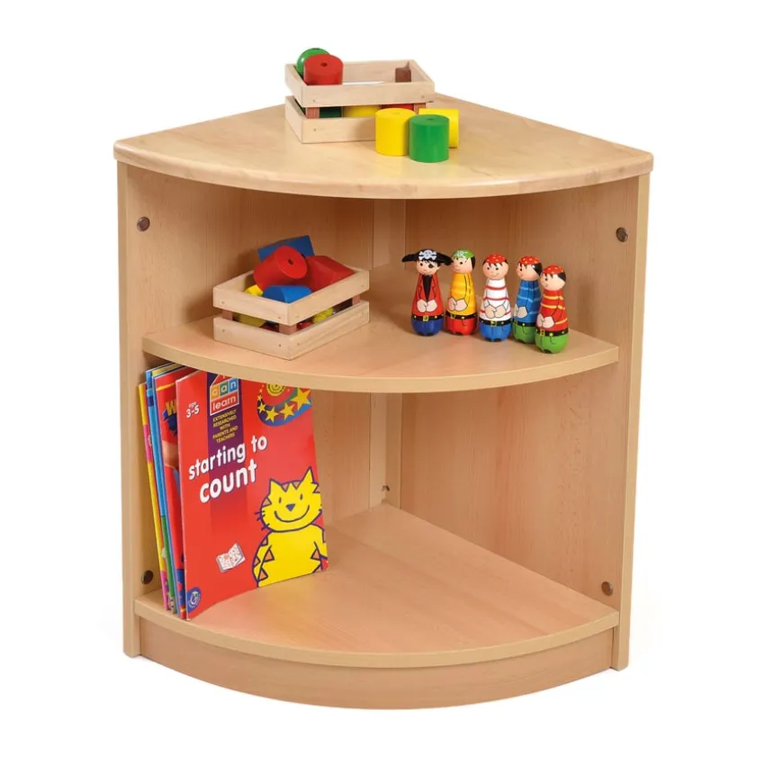 Room Scene Corner Shelves
