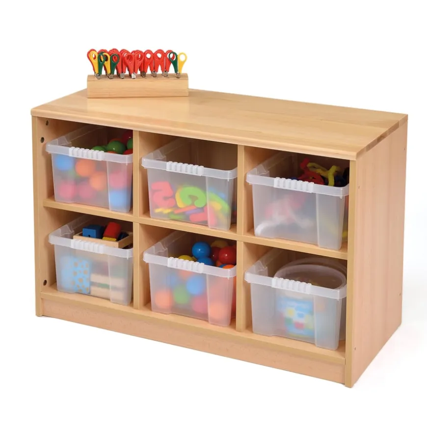 Room Scene Six Tray Storage Unit