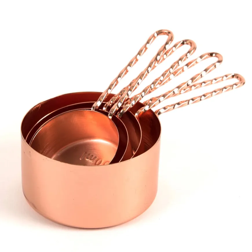 Rose Gold Measuring Cups 4pk