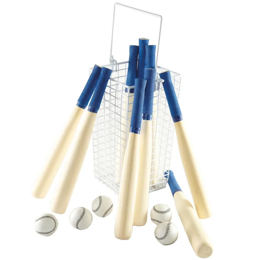 Rounders Bats, Balls and Basket