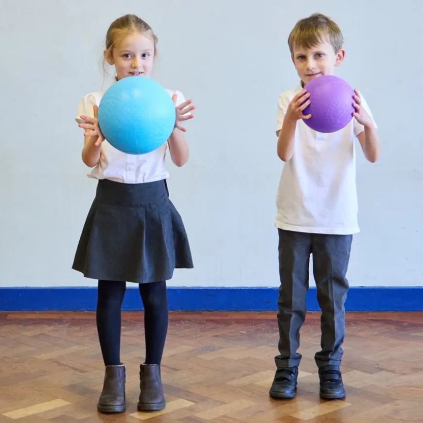 Rubber Playground Balls 6pk