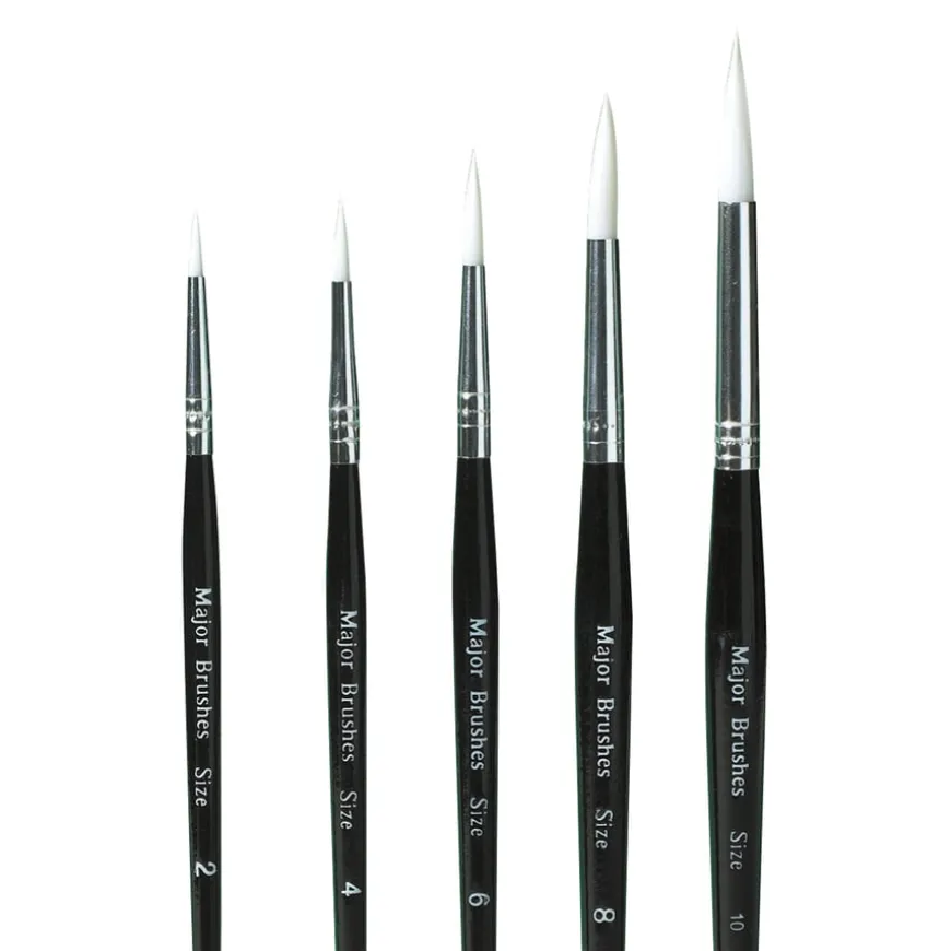 Sable Substitute Paint Brushes 50pk