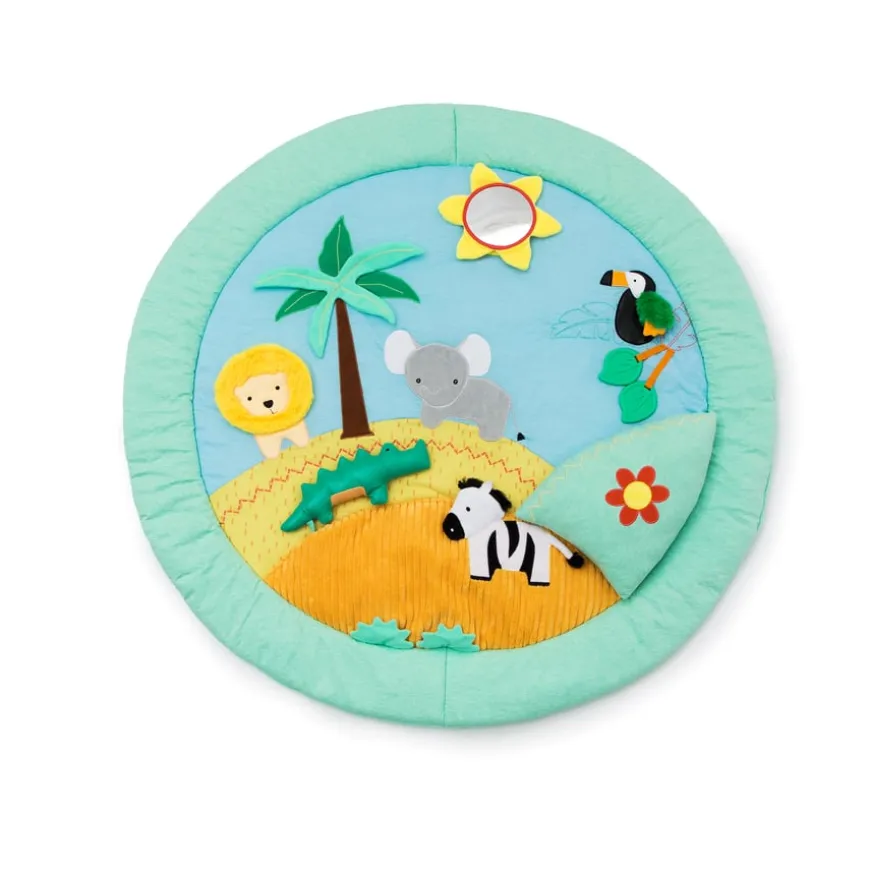 Safari Collection Baby Tummy Time Sensory Playmat