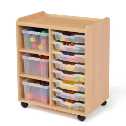 Safe Sturdy Storage Tray Unit 3 Deep Trays