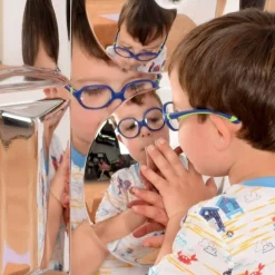 Sensory Bubble Shapes Mirror With No Frame