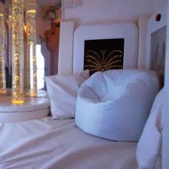 Sensory Room White Bean Bag H750mm